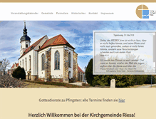 Tablet Screenshot of cms.kirche-riesa.de